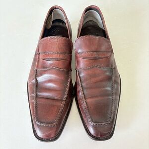 To Boot New York Adam Derrick Dress Penny Loafers Brown Leather Men’s Size 7.5